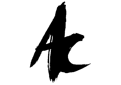 Symbolen för Ascendenten i tusch av Stefan Stenudd.